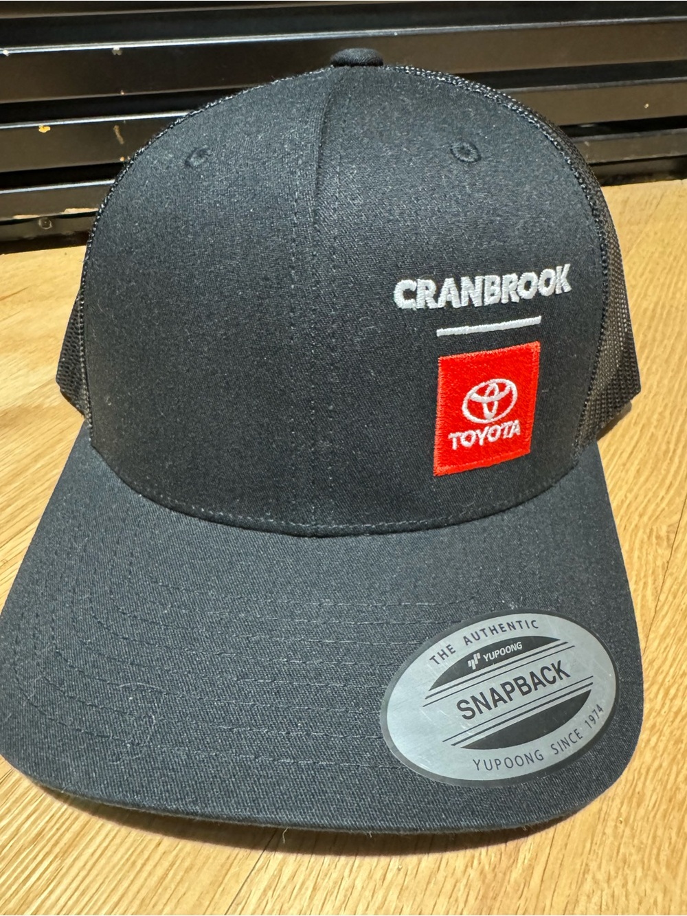 Black Snapback Cap